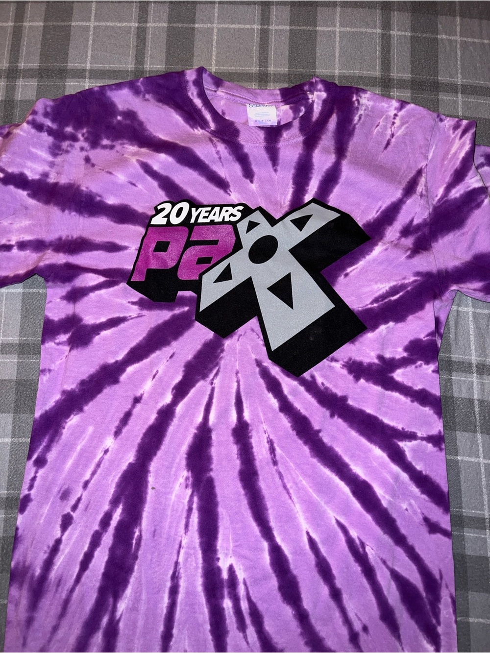 Never worn Limited Edition 20 years Pax Purple Tie-Dye Tee
